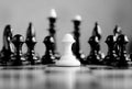 White pawn Royalty Free Stock Photo