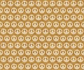 Peace symbol seamless background - cdr format Royalty Free Stock Photo