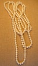 White pearl necklace Royalty Free Stock Photo