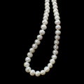 White Pearl Necklace Royalty Free Stock Photo