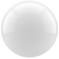 White pearl sphere Royalty Free Stock Photo