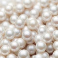 White pearls in a big group - Pearl background