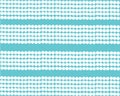 White horizontal pearls patterns on turquoise background