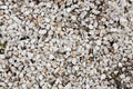 White pebble close up image, stone texture background.