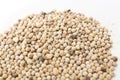 The White Peppercorns Close Up Royalty Free Stock Photo
