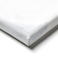 White Percale Blend Cotton Material Front Facing Swatch Crisp Smooth Texture Royalty Free Stock Photo