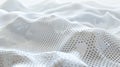 White perforated futuristic structure, abstract digital AI mind, data surface texture background. Concept of technology, network,