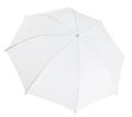 White photo umbrella isolated with clipping path Royalty Free Stock Photo