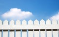 White picket fence