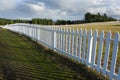 White Picket Fence Royalty Free Stock Photo