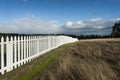 White Picket Fence Royalty Free Stock Photo