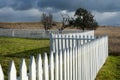 White Picket Fence Royalty Free Stock Photo