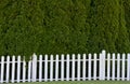 White pickett fence Royalty Free Stock Photo
