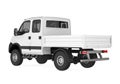 White Pickup Truck Isolated