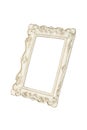 White picture frame Royalty Free Stock Photo