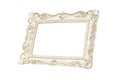 White picture frame Royalty Free Stock Photo