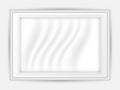 White picture frame vector design illustration Royalty Free Stock Photo