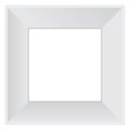 white picture frame. Vector illustration decorative design Royalty Free Stock Photo