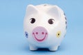 white pig-box on white. Saving money Royalty Free Stock Photo