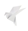 White pigeon of origami