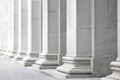 White pillar Royalty Free Stock Photo