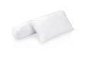 White pillow and bolster