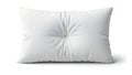 A white pillow on a white background (ai generated) Royalty Free Stock Photo
