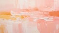 White pink oil paint background, texture of rough paintbrush strokes of peach color. Abstract pattern on canvas. Theme of art, Royalty Free Stock Photo