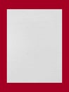 White place for text blank posters your info isolated on red background Empty space Royalty Free Stock Photo
