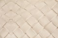 White plaited leather surface as background