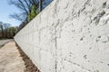 White plaster texture on concrete wall for interior design Royalty Free Stock Photo