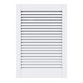 White Plastic Air Ventilation Grille Window. 3d Rendering Royalty Free Stock Photo