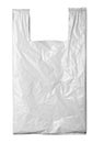 White plastic bag Royalty Free Stock Photo