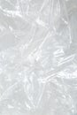 White plastic or polyethylene bag texture, macro, abstract background Royalty Free Stock Photo