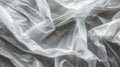 White Plastic Bag with Wrinkles and Folds Royalty Free Stock Photo