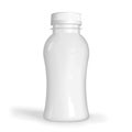 White plastic bottle Royalty Free Stock Photo