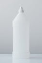 White plastic bottle container for medical ethyl alcohol Royalty Free Stock Photo
