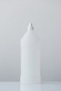 White plastic bottle container for medical ethyl alcohol Royalty Free Stock Photo