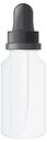 White Plastic Bottle with Dropper - Illustration