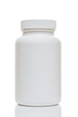 White plastic bottle