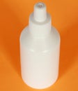 White plastic bottle