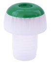 Isolated Champagne Plastic Cap