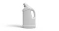 White Plastic Detergent Bottle on White Background Royalty Free Stock Photo