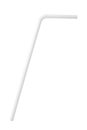 white plastic drinking straw Royalty Free Stock Photo