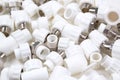 White plastic fittings Royalty Free Stock Photo