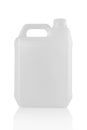 White plastic jerry can