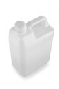 White plastic jerry can