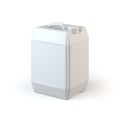 White Plastic Jerrycan Royalty Free Stock Photo