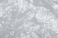 White plastic or polyethylene bag texture, macro, abstract background Royalty Free Stock Photo
