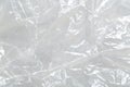 white plastic or polyethylene bag texture  macro  abstract background Royalty Free Stock Photo